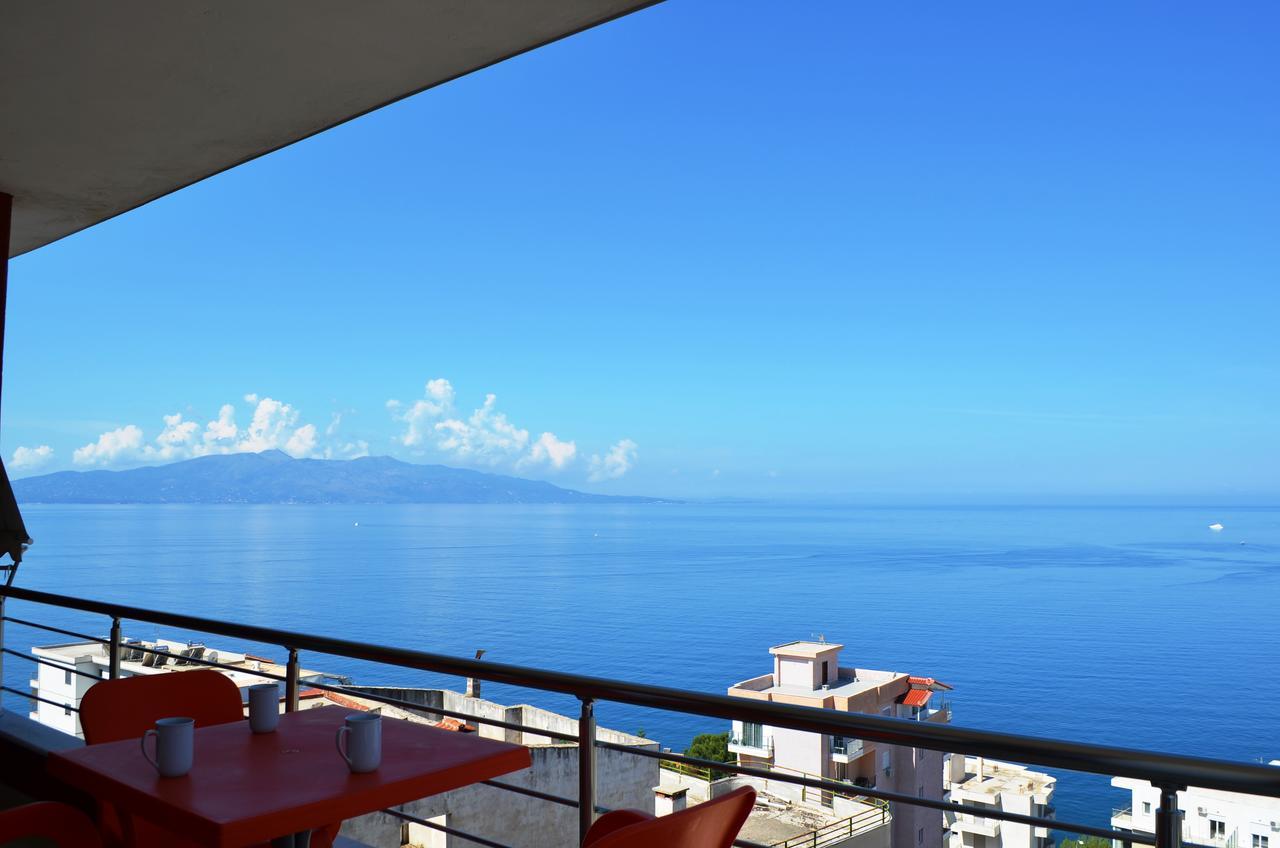 Bellavista Apartments Sarande Bagian luar foto